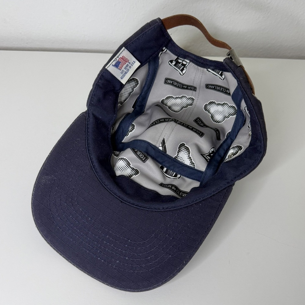 TOUR de CLEVELAND Skater / Bicycle hat 2018 5 Panel Great Logo Baseball Cap Golf - Picture 5 of 8
